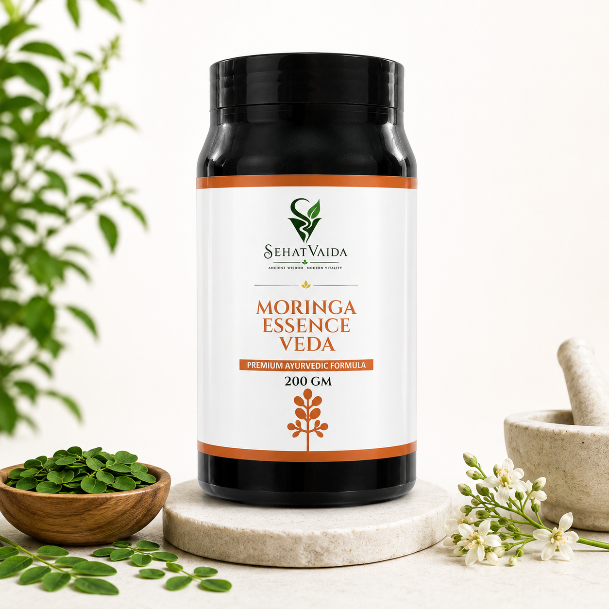 SehatVaida Moringa Essence Veda – 200 GM | Premium Ayurvedic Formula