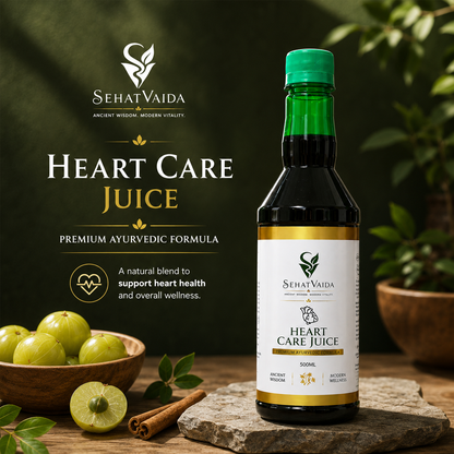 SehatVaida Heart Care Juice – 500 ML | Premium Ayurvedic Heart Wellness Formula