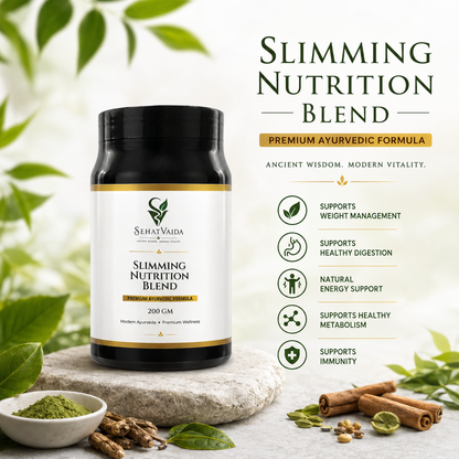 SehatVaida Slimming Nutrition Blend – 200 GM | Premium Ayurvedic Wellness Formula