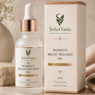 SehatVaida Women's Breast Wellness Oil | Premium Ayurvedic Formula | 50ml