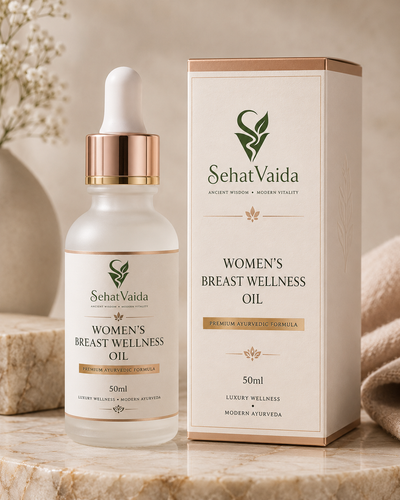 SehatVaida Women's Breast Wellness Oil | Premium Ayurvedic Formula | 50ml